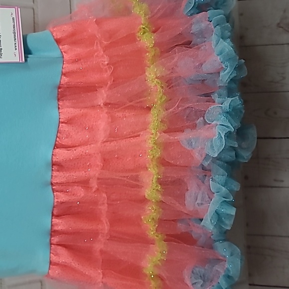 NWT Rare Editions GIRLS Mermaid tutu dress - Picture 3 of 7